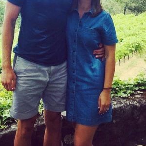 Madewell denim chambray shirt mini dress size medium